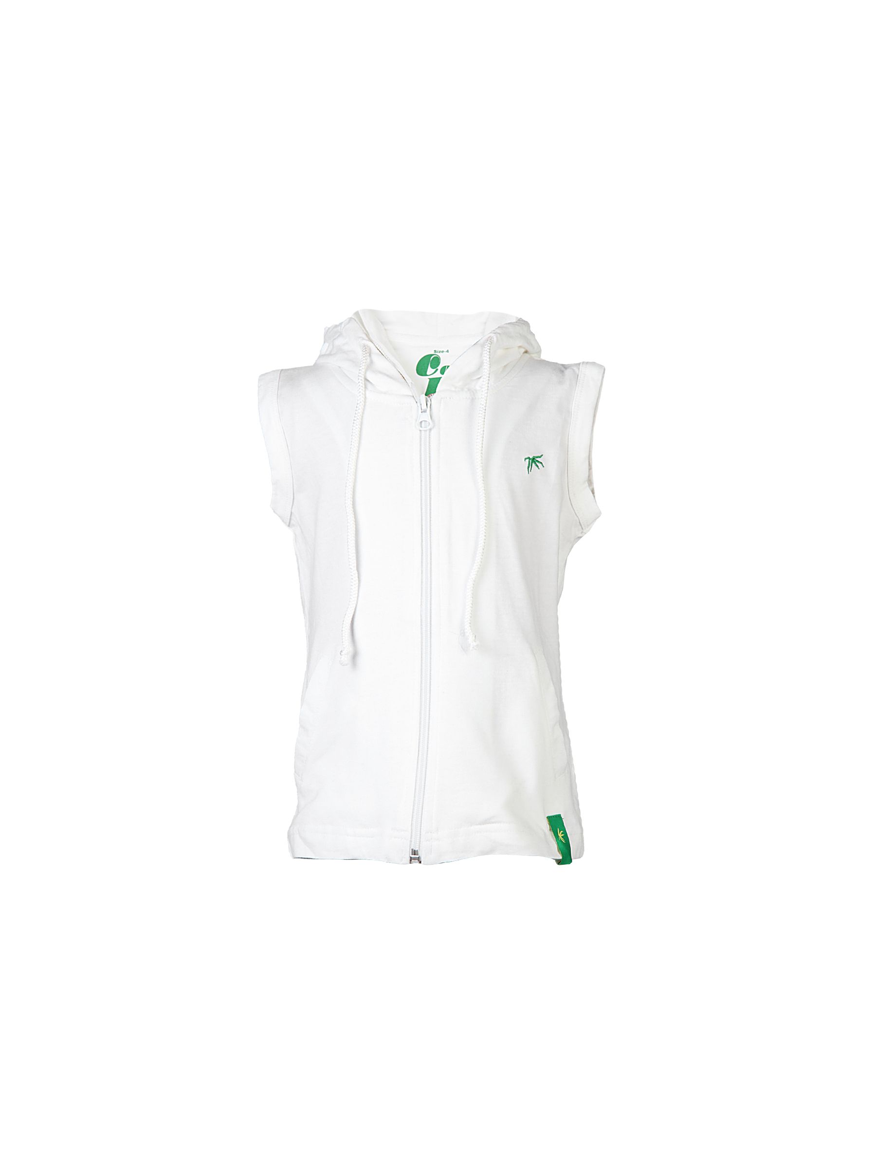Palm Tree Kids Boys Solid White Jackets