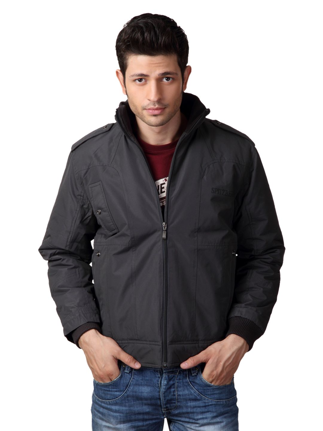 Just Natural Men Grey Jacket